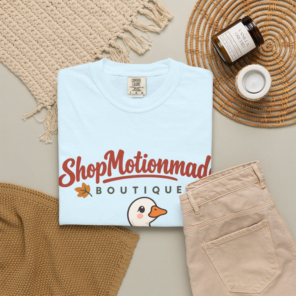 Autumn Goose Boutique T-Shirt — "ShopMotionmade" Cozy Fall Graphic Tee