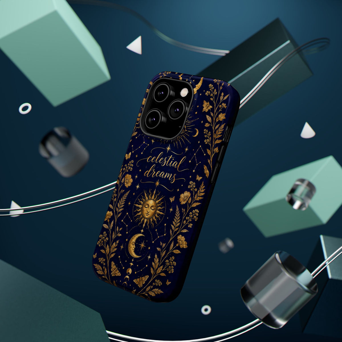 Celestial Dreams Magnetic Phone Case — Impact‑Resistant Night Sky Design