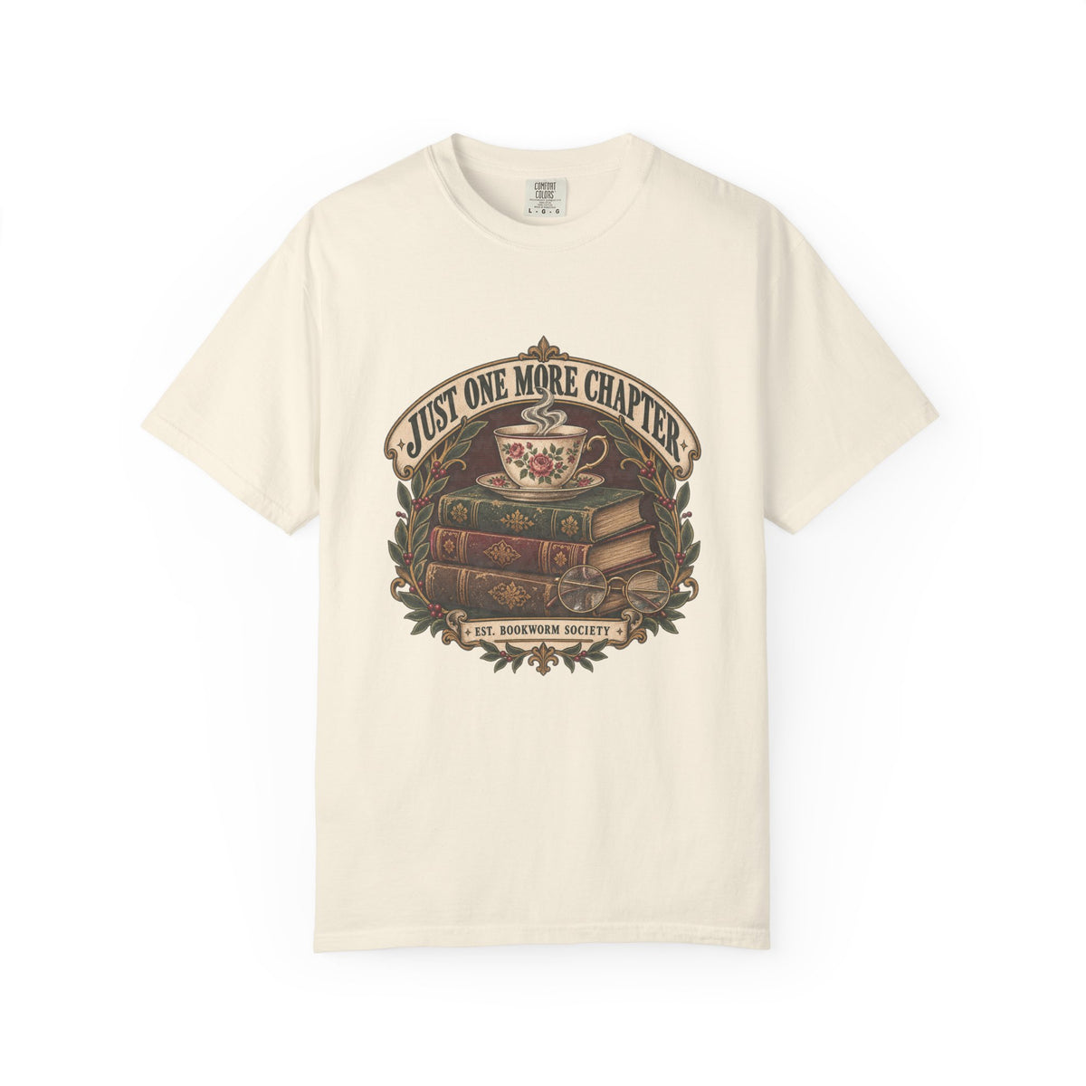 Just One More Chapter T-Shirt — Book Lover Reading Tee