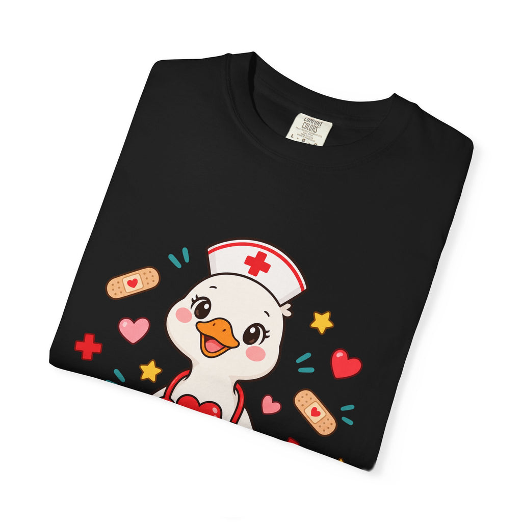 Nurse Duck Heart T-Shirt — Cute Nursing Gift