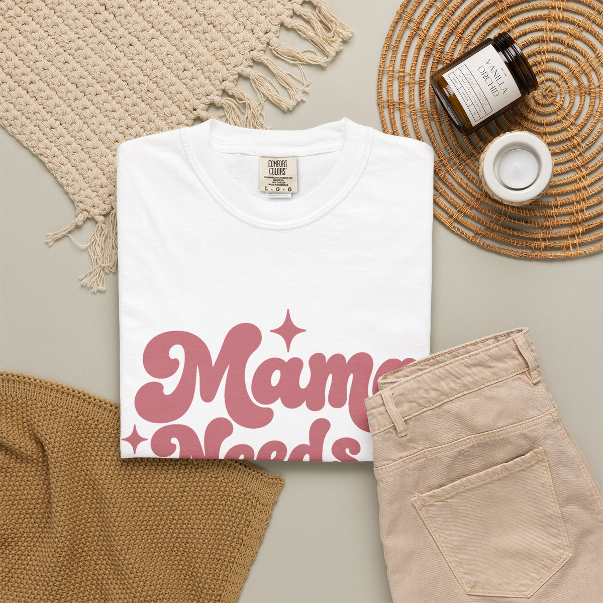 Mama Needs a Minute T-Shirt — Retro Mom Graphic Tee