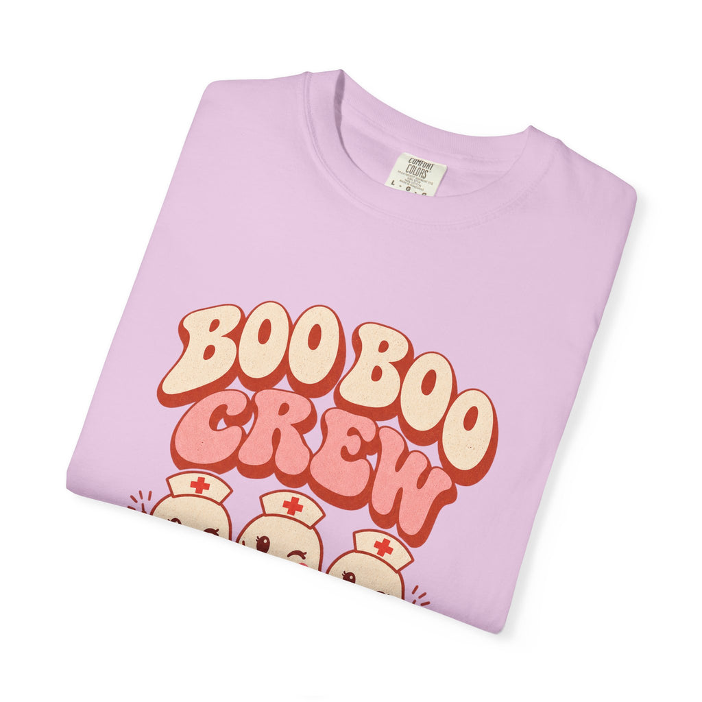 Boo Boo Crew Nurse T-Shirt – Cute Ghost Nurse Tee for Healthcare Workers
