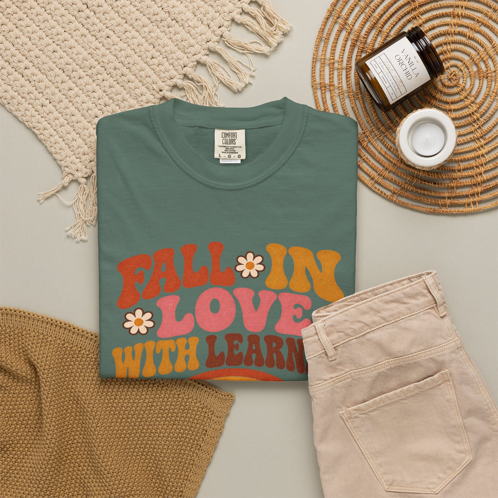 Fall in Love with Learning Kindergarten T-Shirt