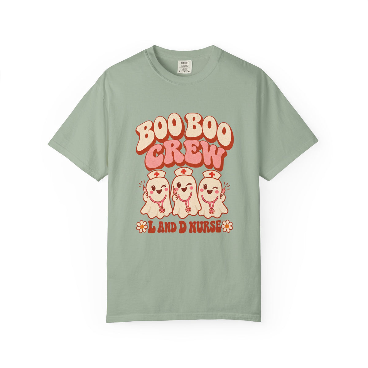 Boo Boo Crew Nurse T-Shirt – Cute Ghost Nurse Tee for Healthcare Workers