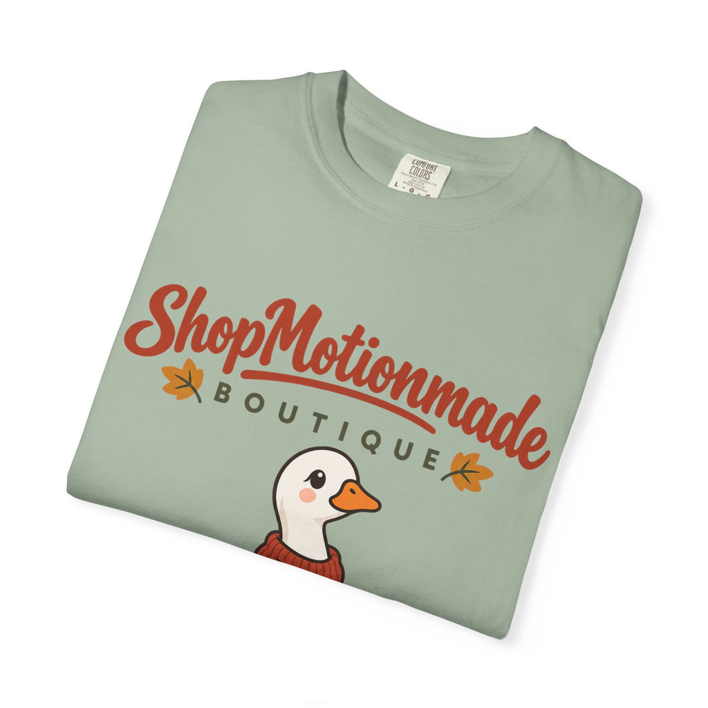 Autumn Goose Boutique T-Shirt — "ShopMotionmade" Cozy Fall Graphic Tee