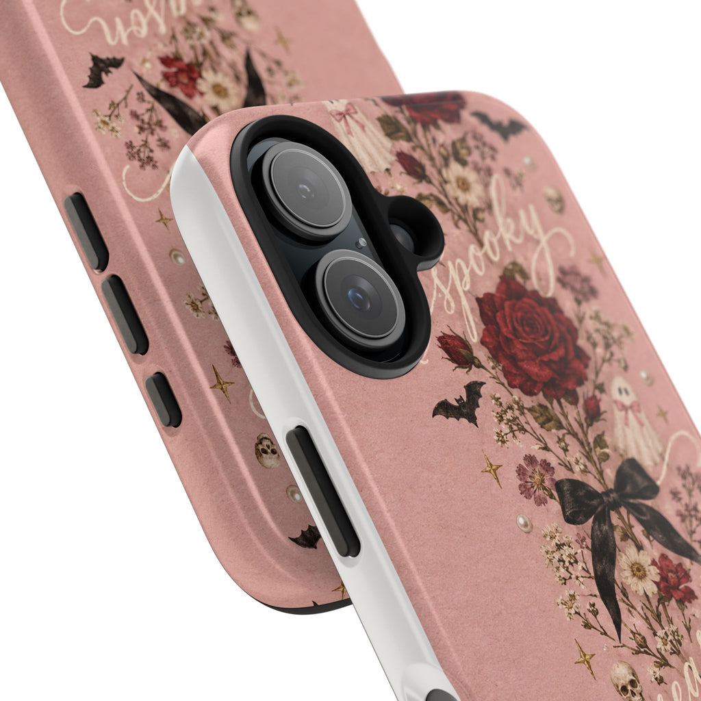 Tough Phone Case — 'Spooky Season' Vintage Rose Protective Cover