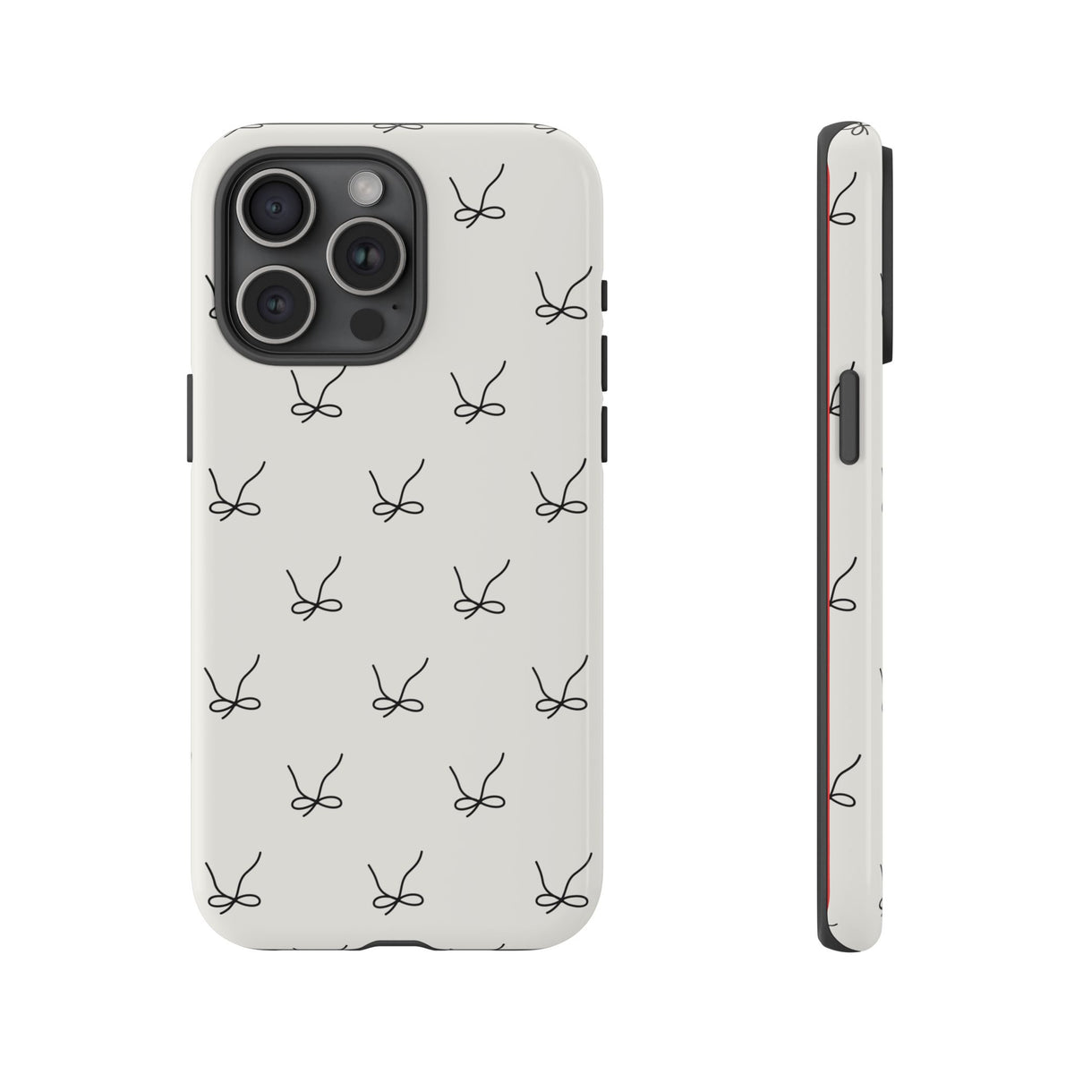 Minimalist Scissors Pattern Tough Phone Case