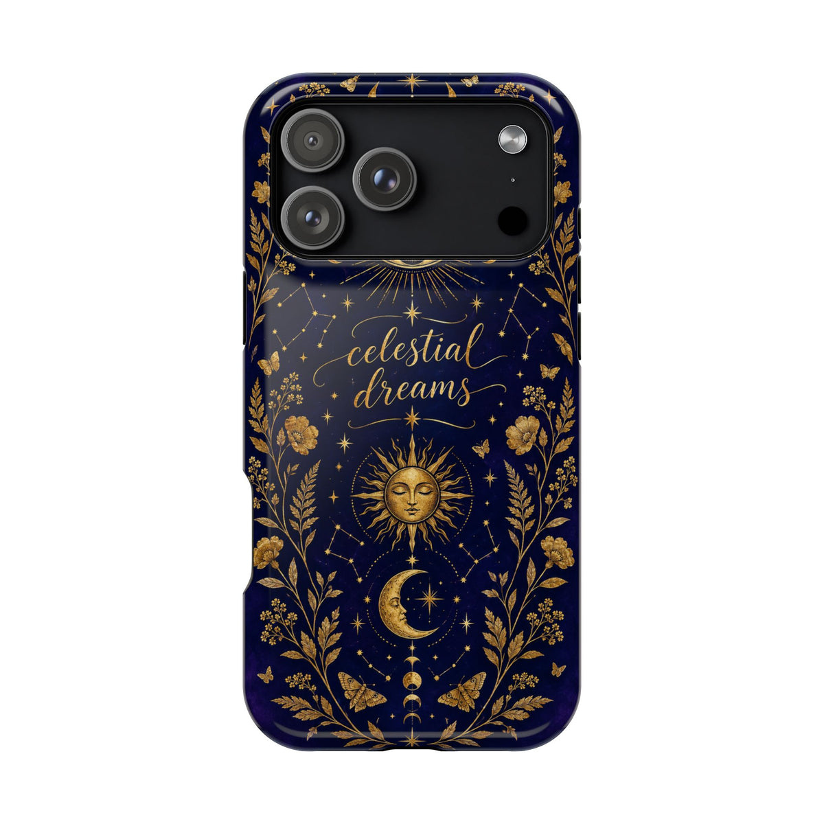 Celestial Dreams Magnetic Phone Case — Impact‑Resistant Night Sky Design