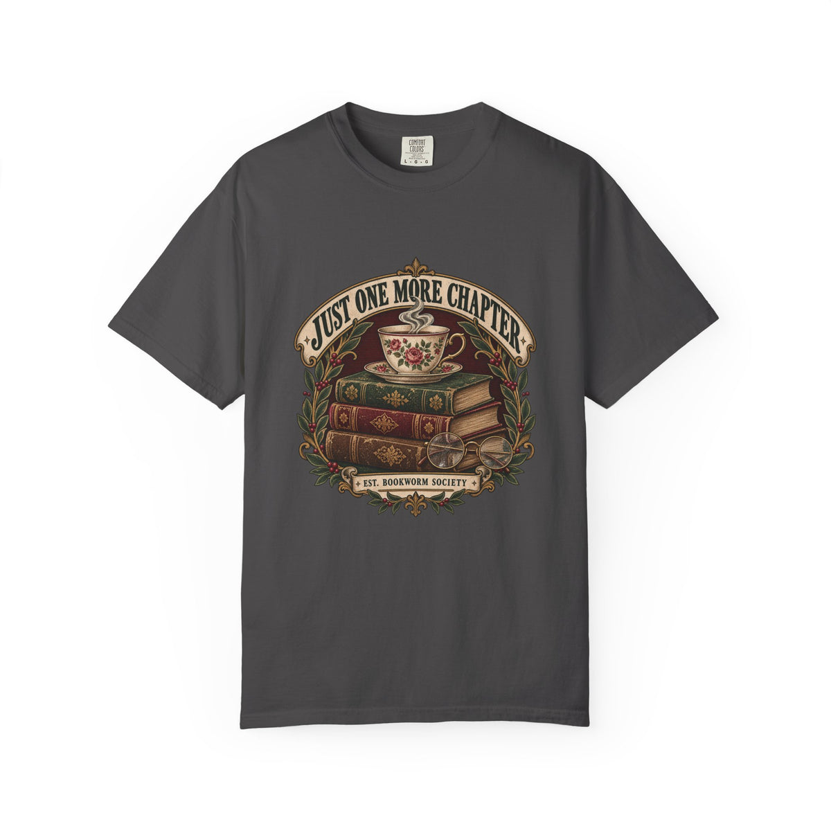 Just One More Chapter T-Shirt — Book Lover Reading Tee