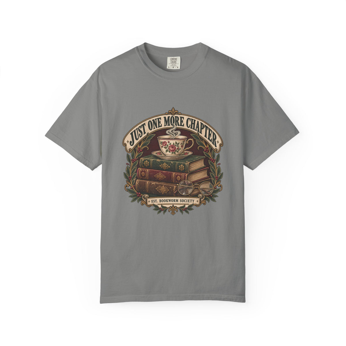 Just One More Chapter T-Shirt — Book Lover Reading Tee