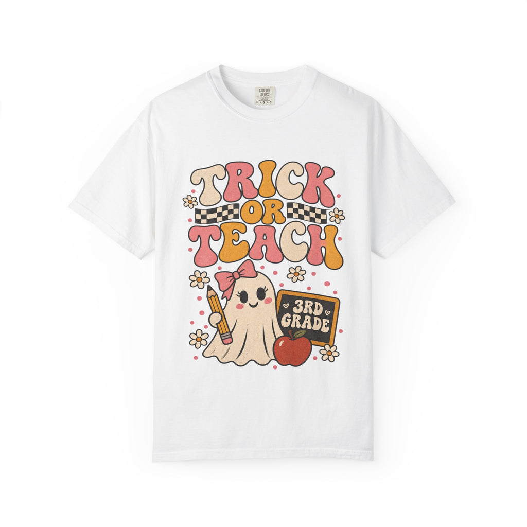 Trick or Teach 3rd Grade Halloween T-Shirt