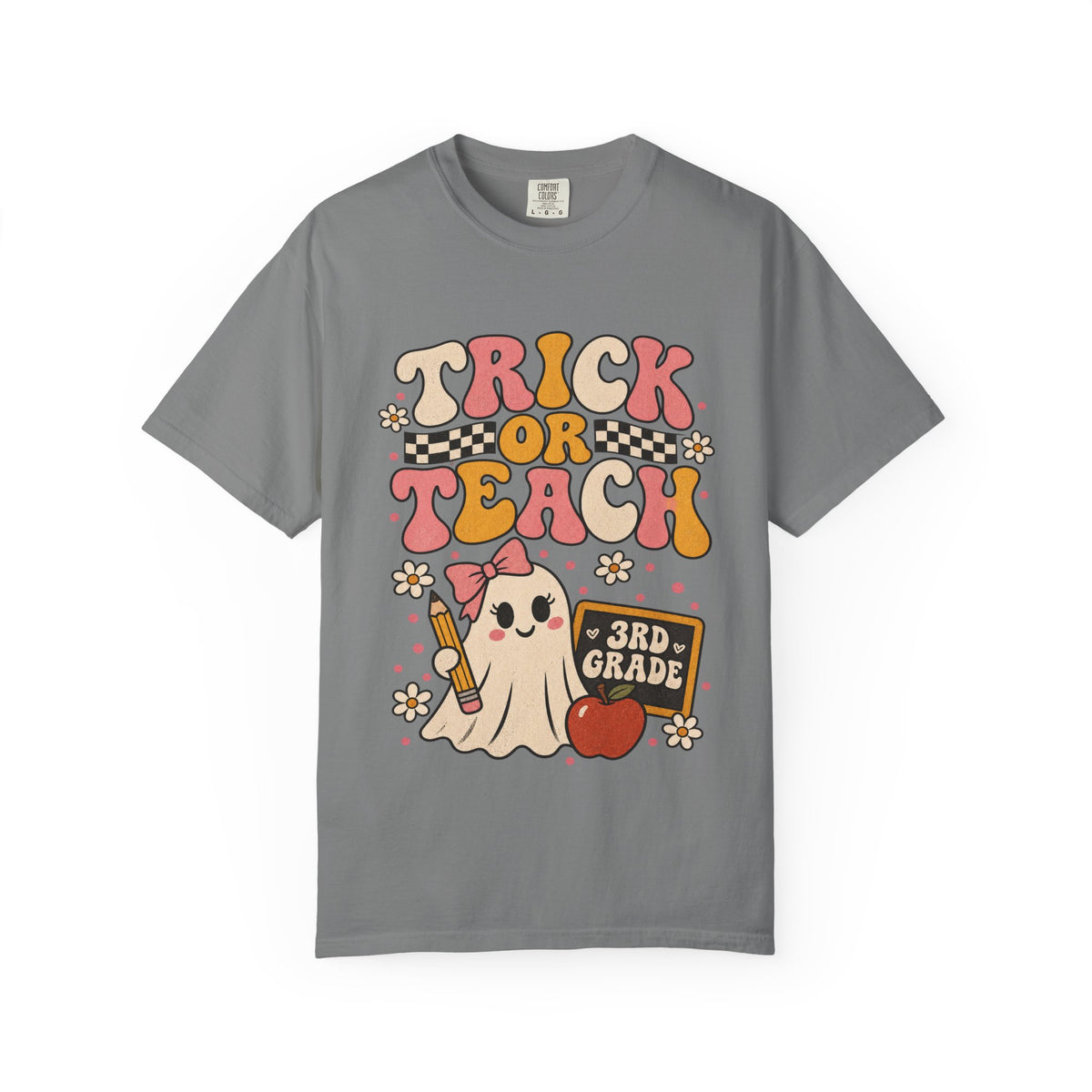 Trick or Teach 3rd Grade Halloween T-Shirt