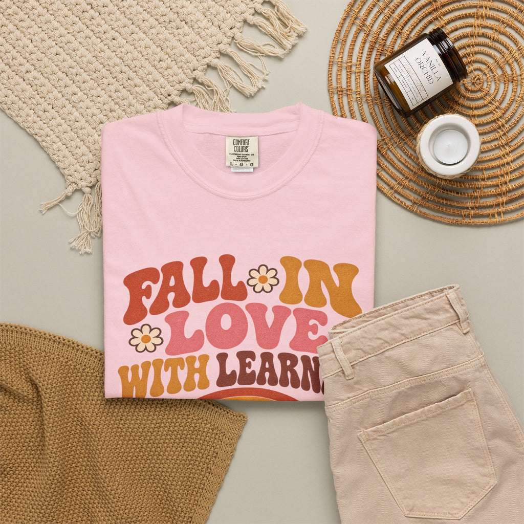 Fall in Love with Learning Kindergarten T-Shirt