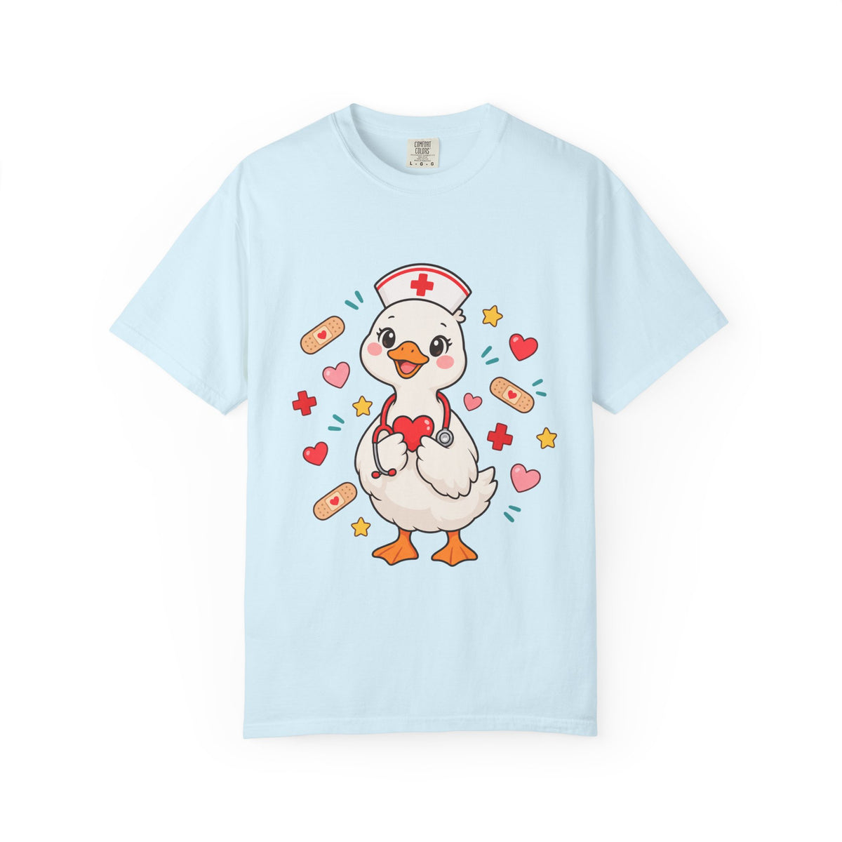 Nurse Duck Heart T-Shirt — Cute Nursing Gift