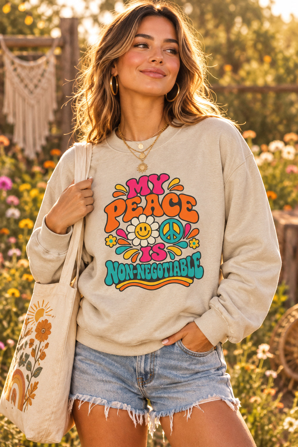 Peace Is Non-Negotiable Sweatshirt