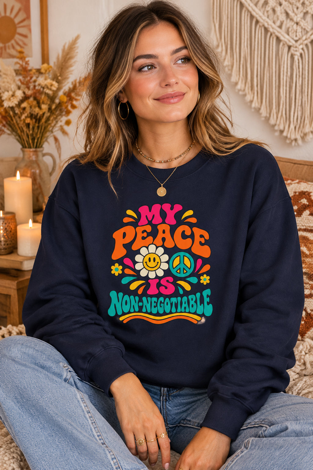 Peace Is Non-Negotiable Sweatshirt