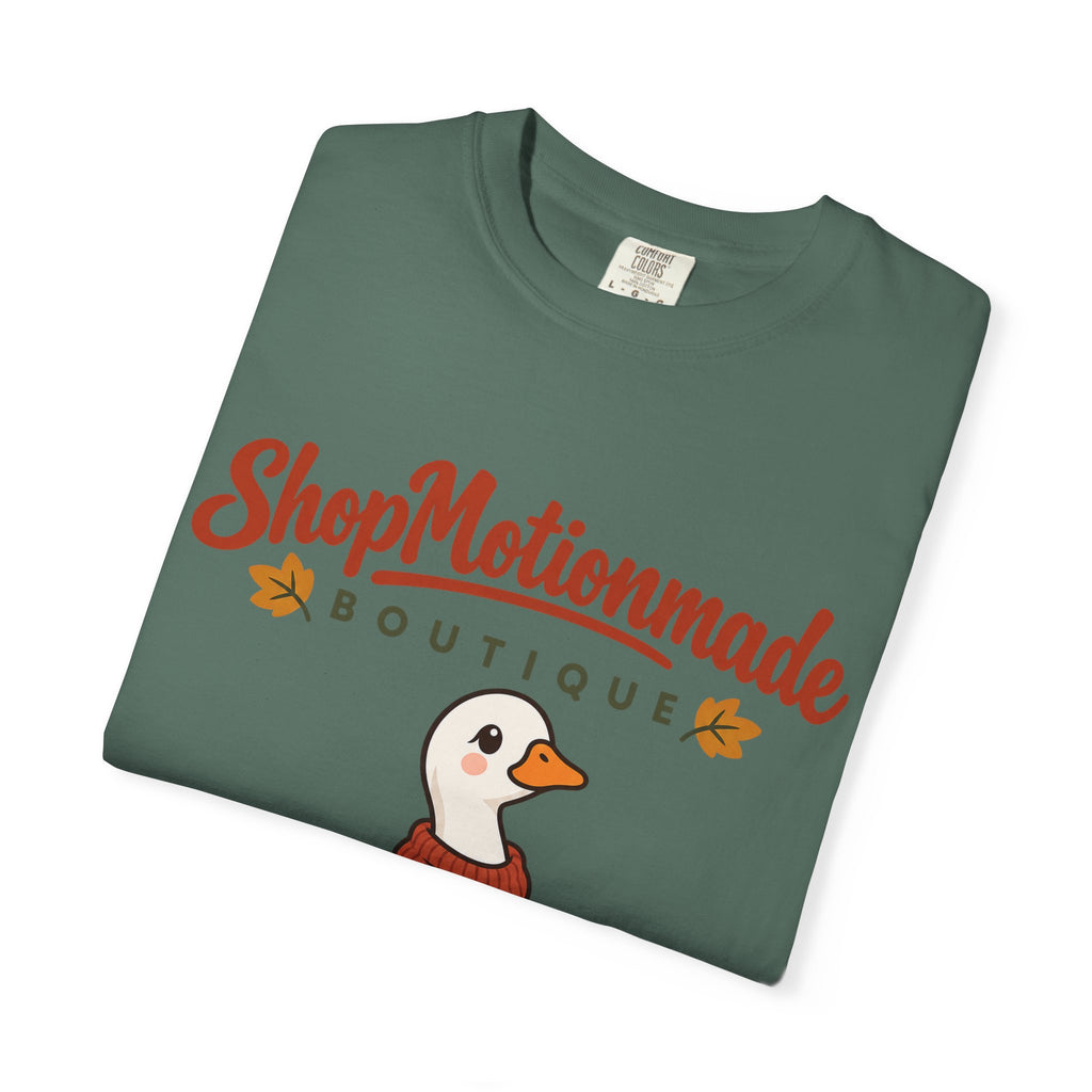 Autumn Goose Boutique T-Shirt — "ShopMotionmade" Cozy Fall Graphic Tee