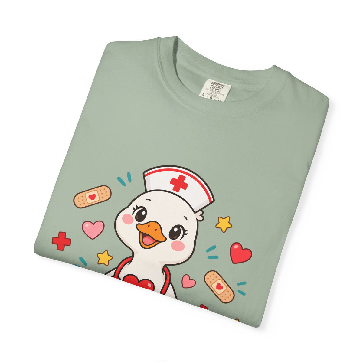 Nurse Duck Heart T-Shirt — Cute Nursing Gift