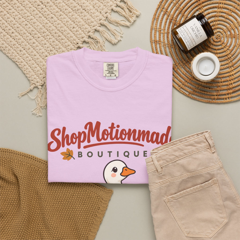 Autumn Goose Boutique T-Shirt — "ShopMotionmade" Cozy Fall Graphic Tee