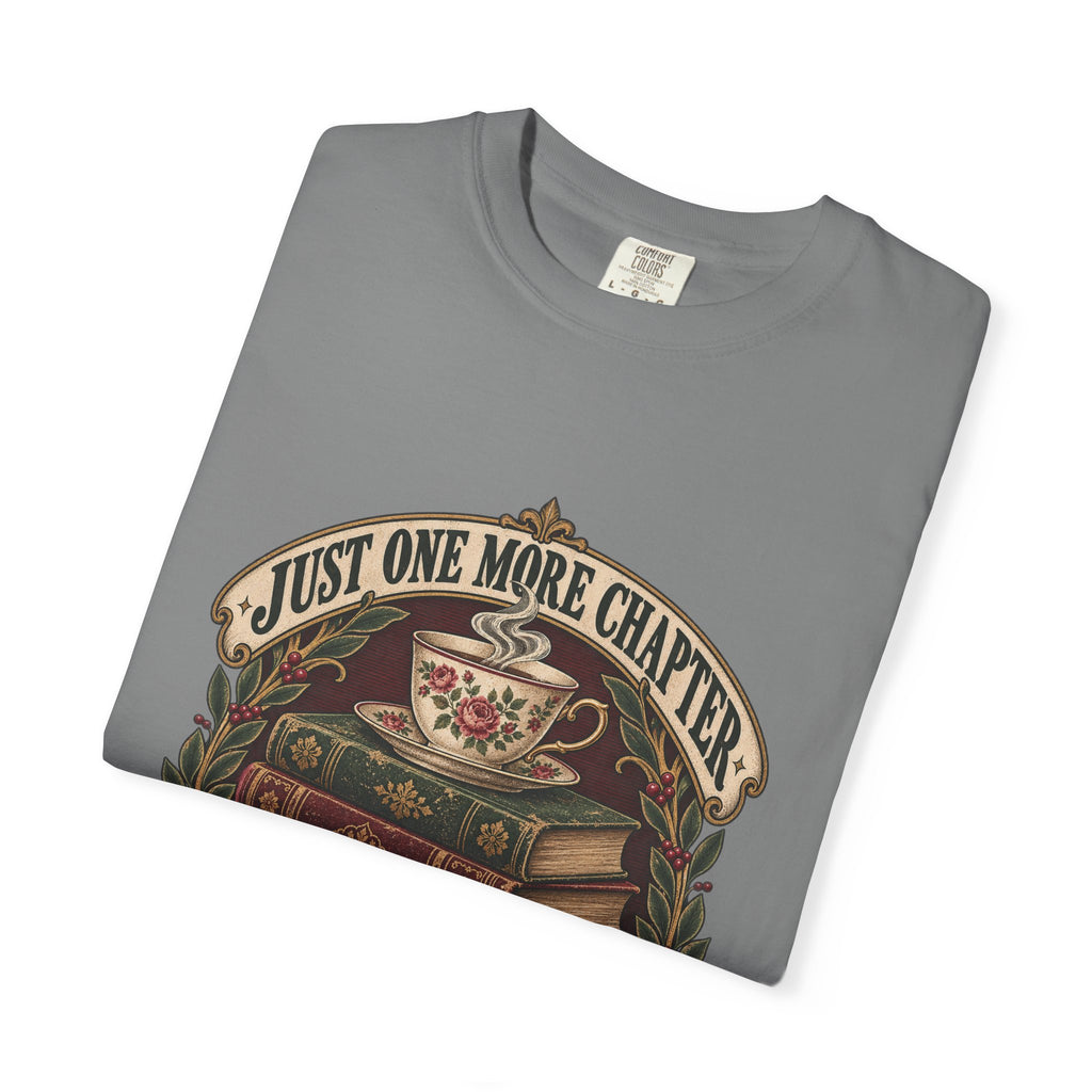 Just One More Chapter T-Shirt — Book Lover Reading Tee