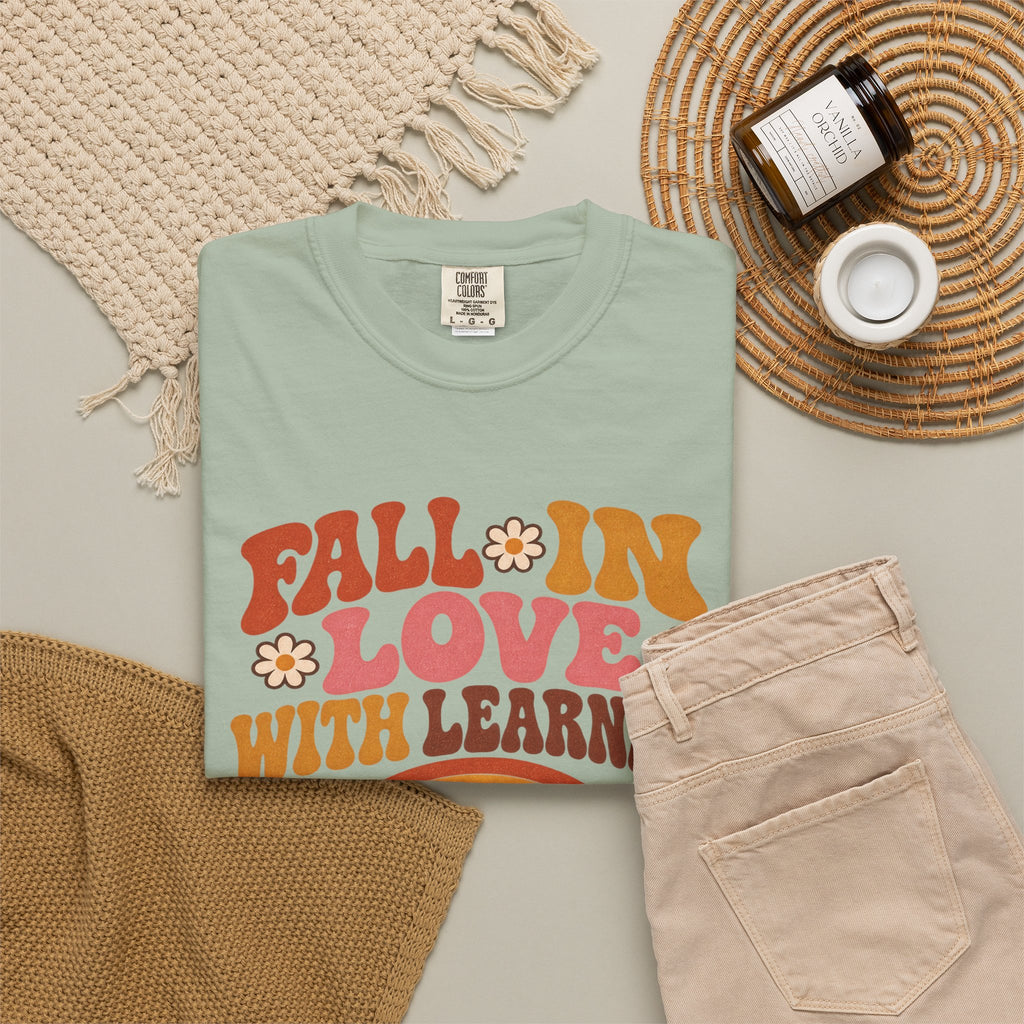 Fall in Love with Learning Kindergarten T-Shirt