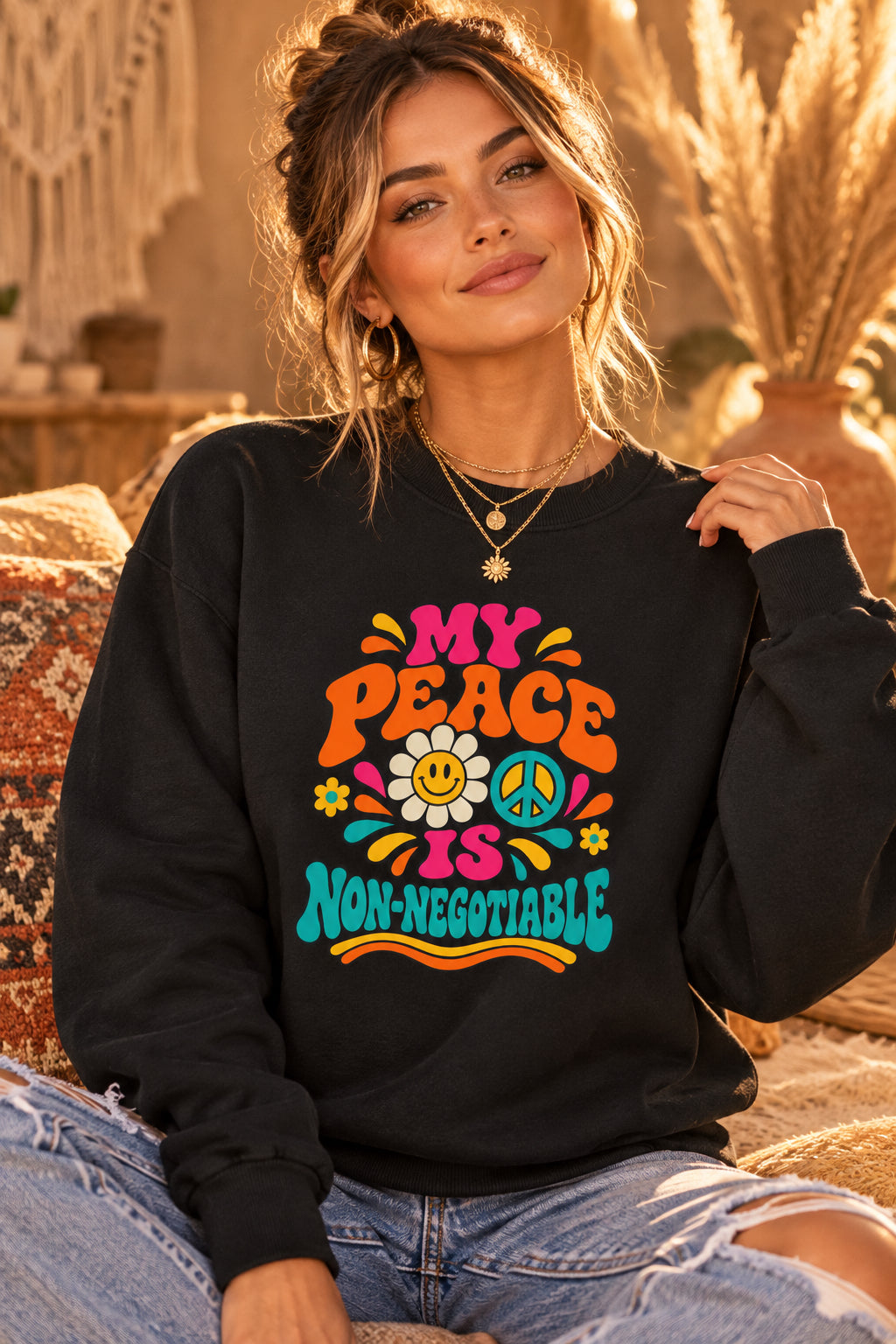Peace Is Non-Negotiable Sweatshirt
