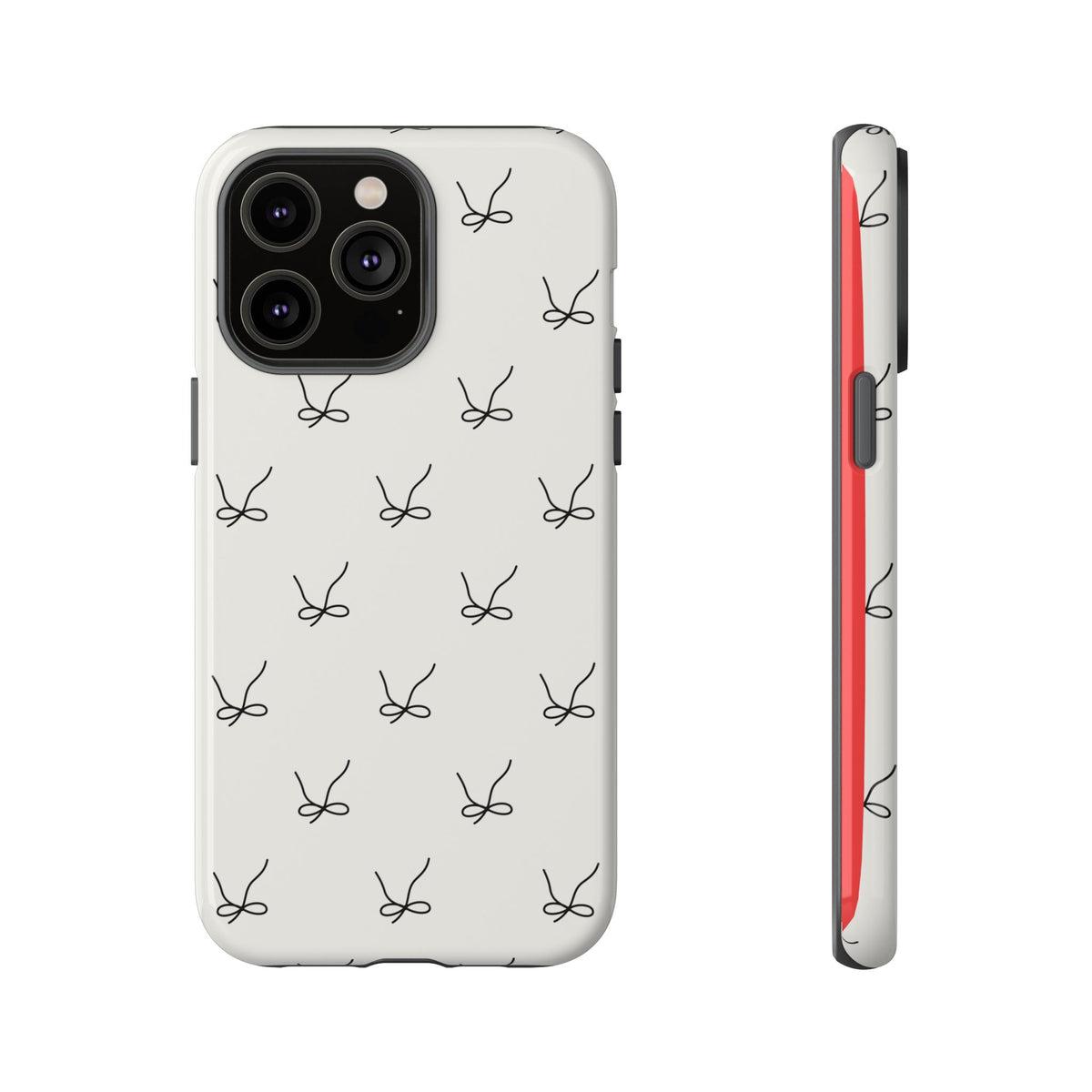 Minimalist Scissors Pattern Tough Phone Case