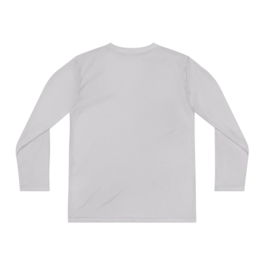 Youth Long Sleeve Tee — 'A Little Wild' Cute Highland Cow Floral Graphic