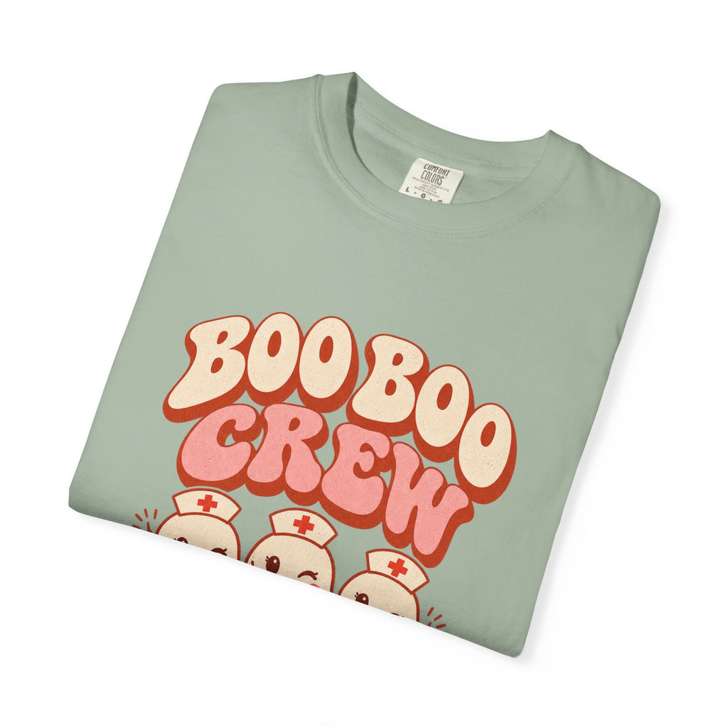 Boo Boo Crew Nurse T-Shirt – Cute Ghost Nurse Tee for Healthcare Workers