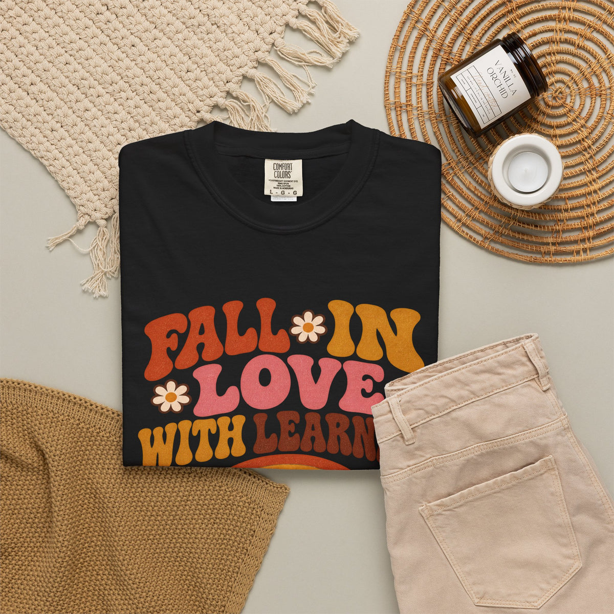 Fall in Love with Learning Kindergarten T-Shirt
