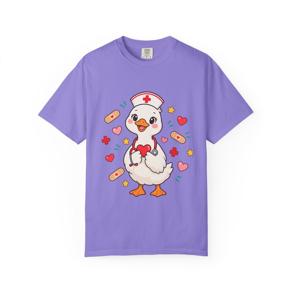 Nurse Duck Heart T-Shirt — Cute Nursing Gift