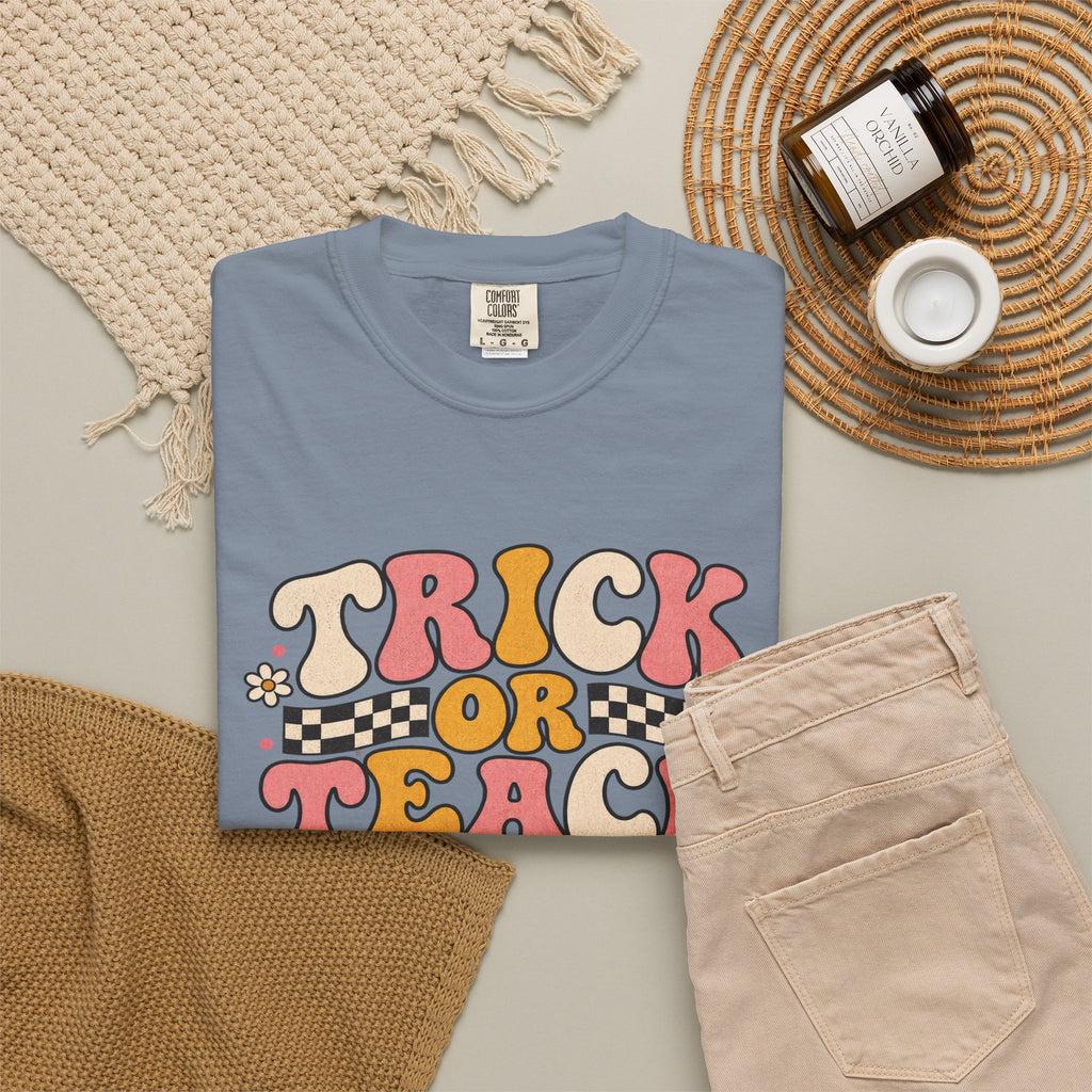 Trick or Teach 3rd Grade Halloween T-Shirt