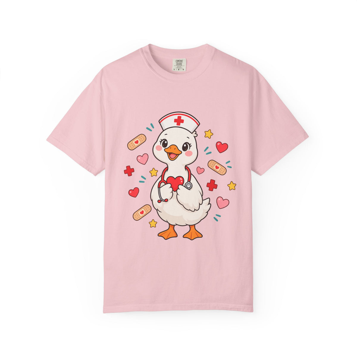 Nurse Duck Heart T-Shirt — Cute Nursing Gift
