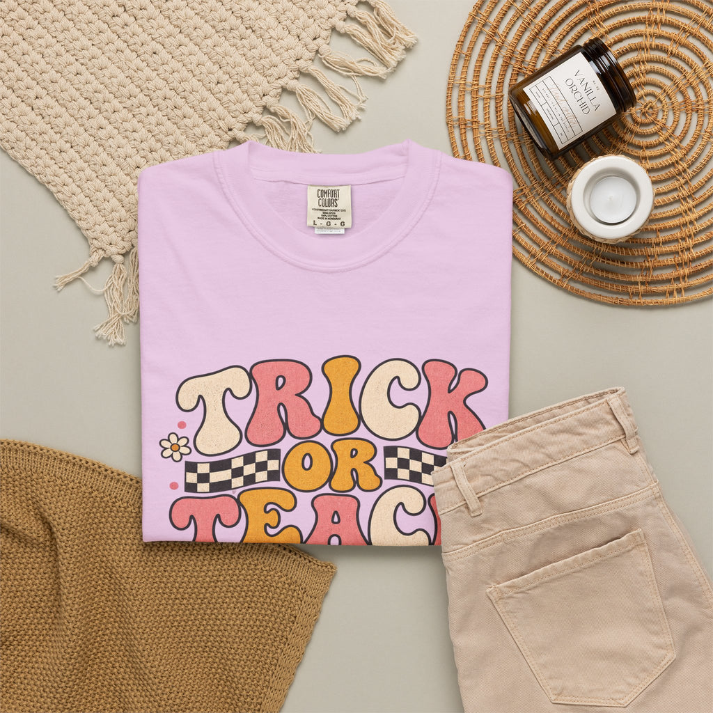 Trick or Teach 3rd Grade Halloween T-Shirt