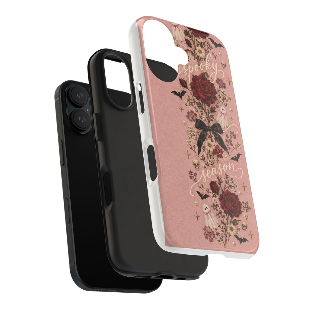 Tough Phone Case — 'Spooky Season' Vintage Rose Protective Cover