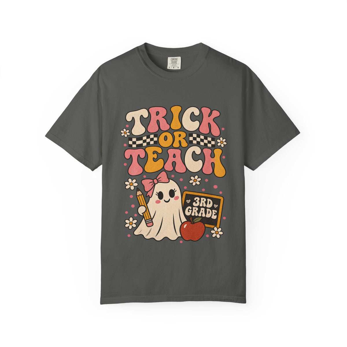 Trick or Teach 3rd Grade Halloween T-Shirt