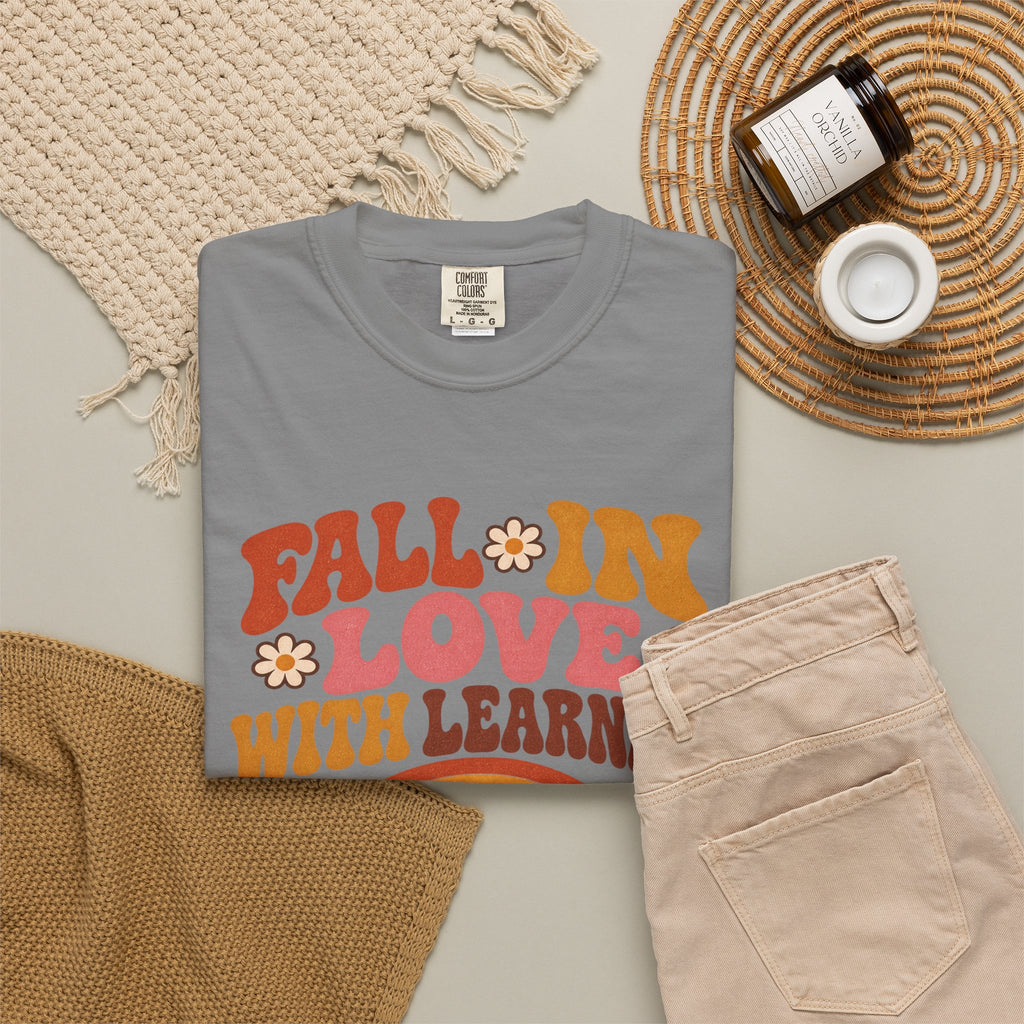 Fall in Love with Learning Kindergarten T-Shirt