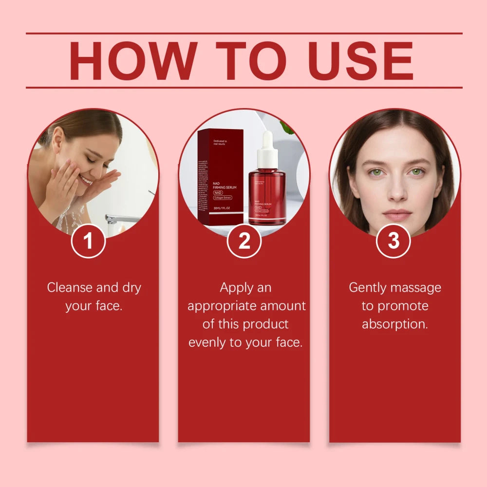 NAD+ Collagen Peptide Firming Facial Serum