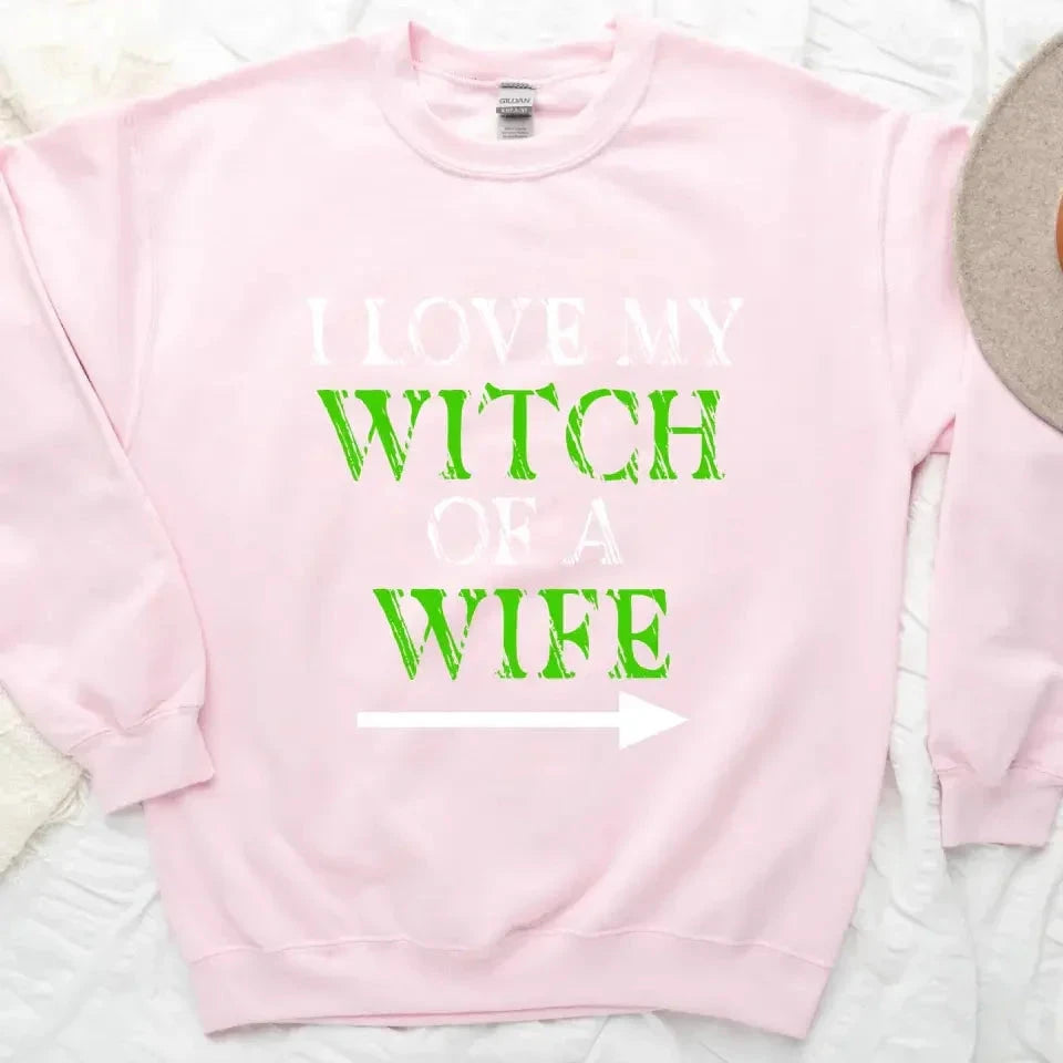 Witch and Monster Couples Sweatshirts