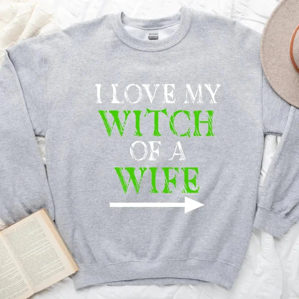 Witch and Monster Couples Sweatshirts