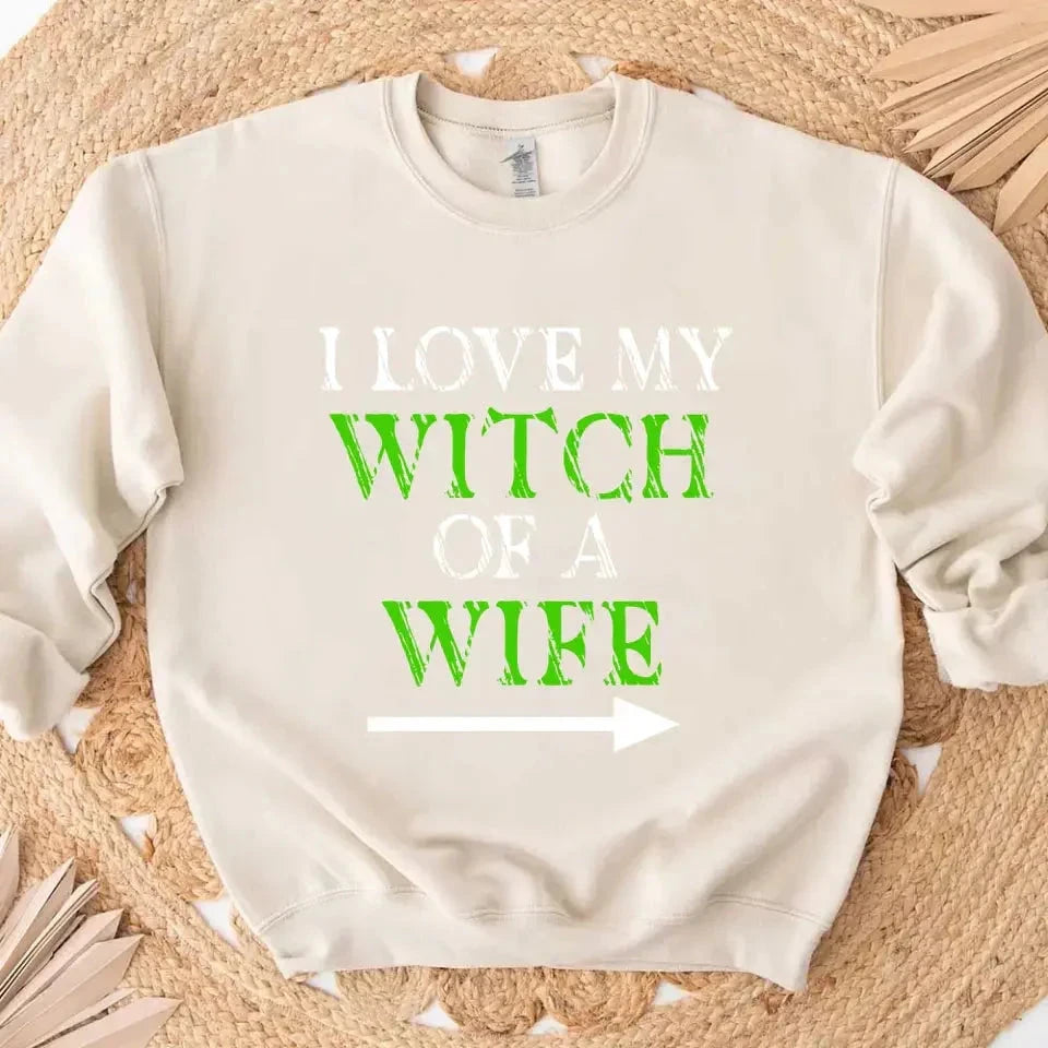 Witch and Monster Couples Sweatshirts