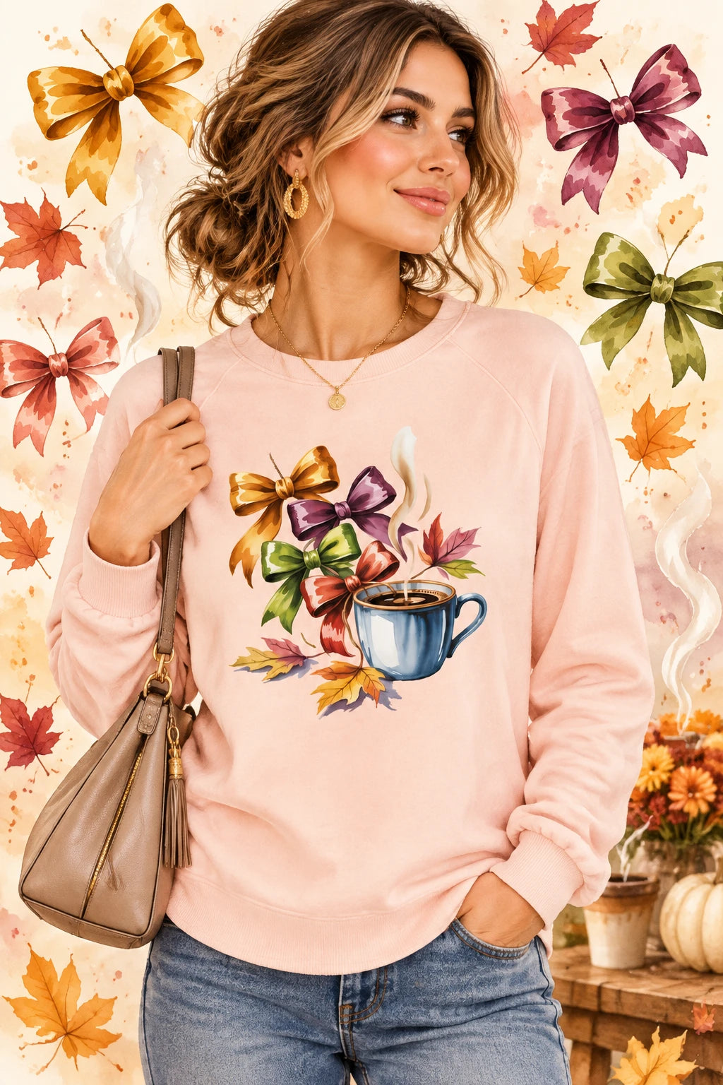 Cozy Sips Autumn Bows