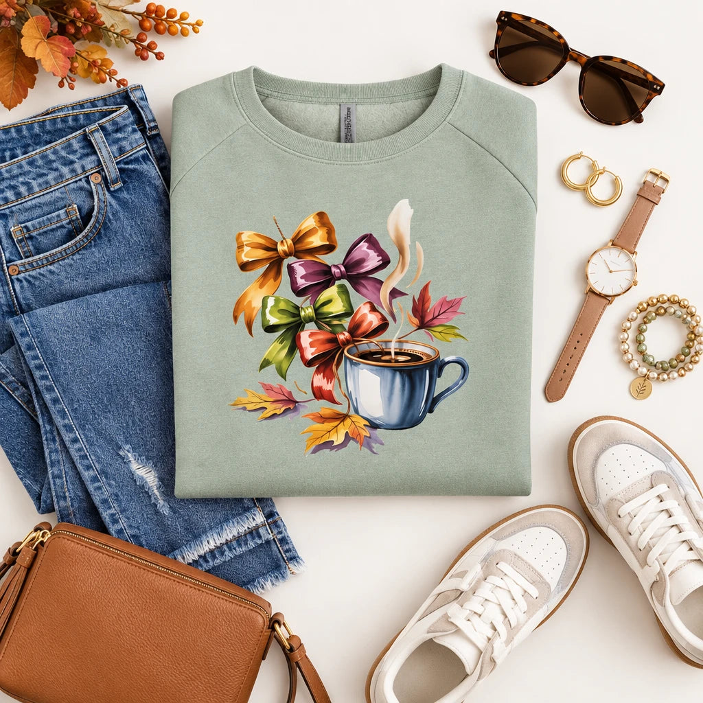 Cozy Sips Autumn Bows