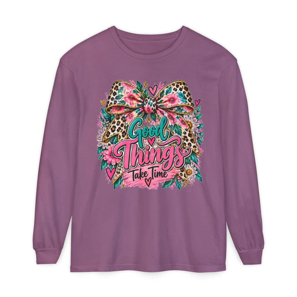 Garment Dyed Long Sleeve T-Shirt