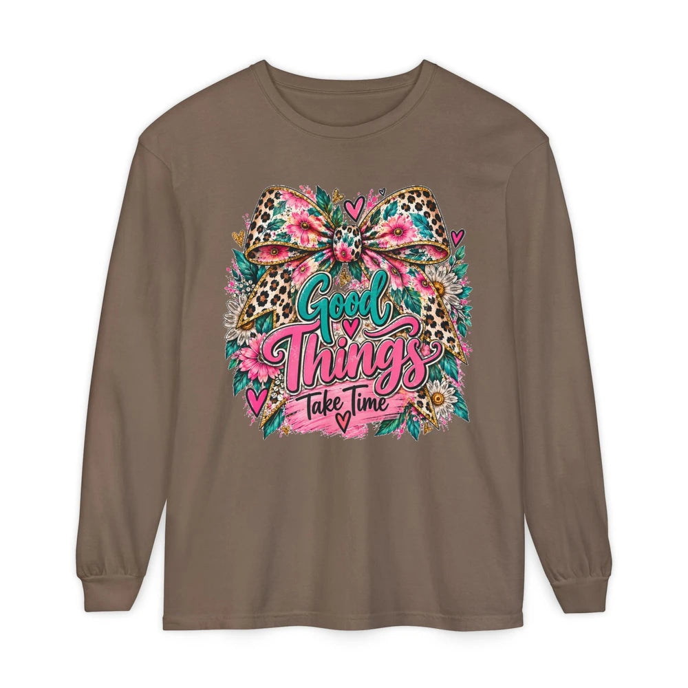 Garment Dyed Long Sleeve T-Shirt