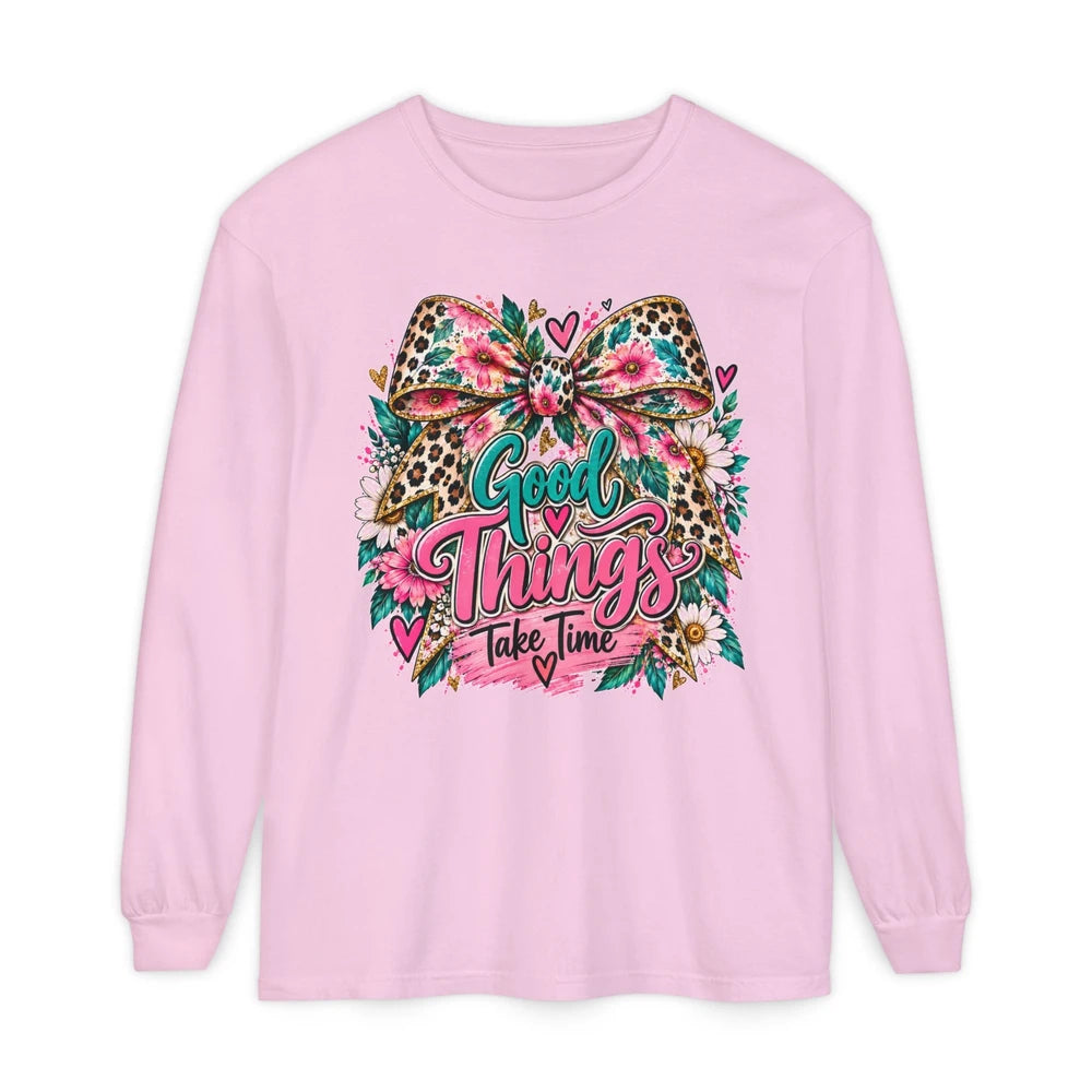 Garment Dyed Long Sleeve T-Shirt