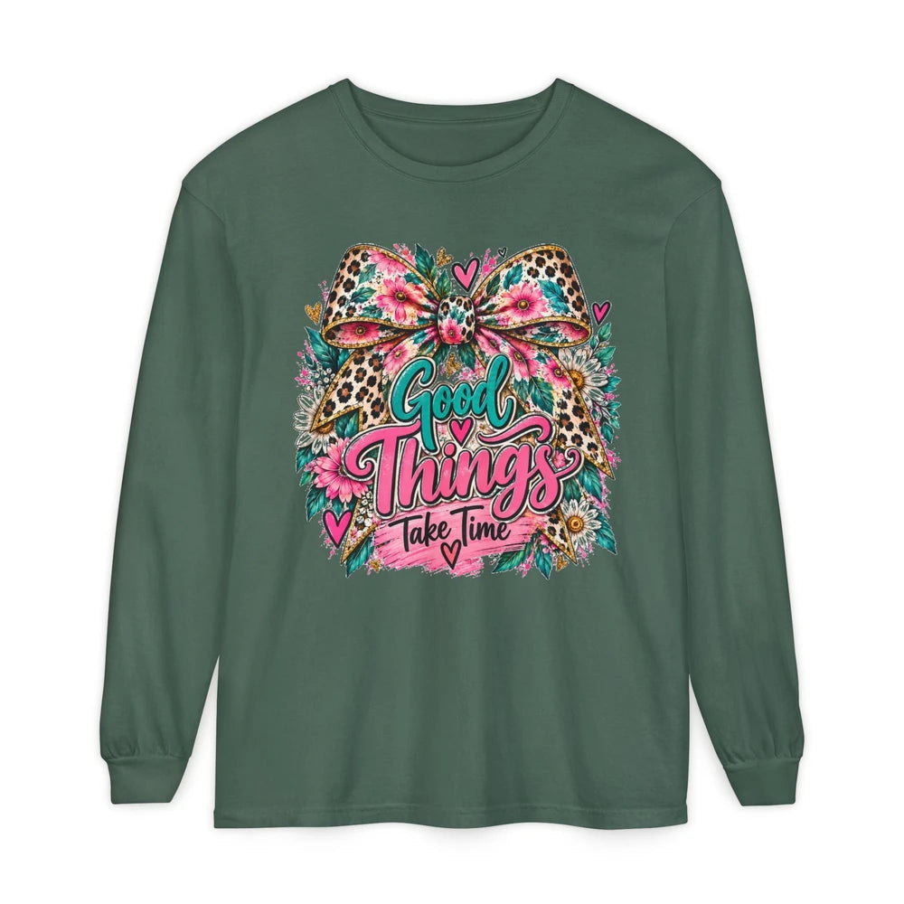 Garment Dyed Long Sleeve T-Shirt