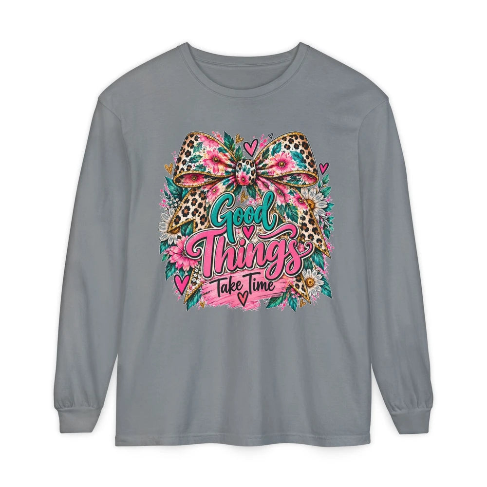 Garment Dyed Long Sleeve T-Shirt