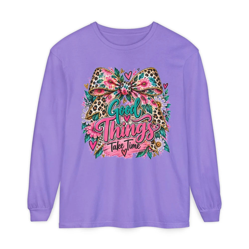 Garment Dyed Long Sleeve T-Shirt