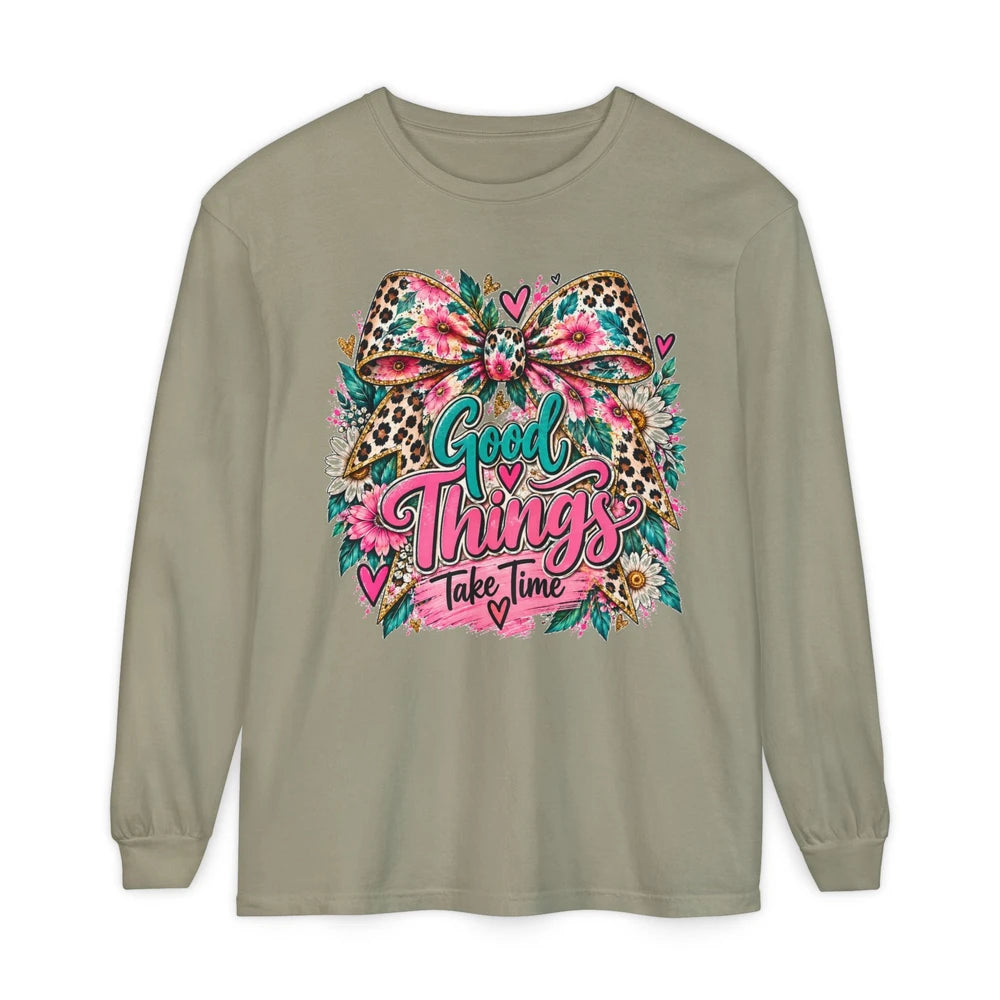 Garment Dyed Long Sleeve T-Shirt